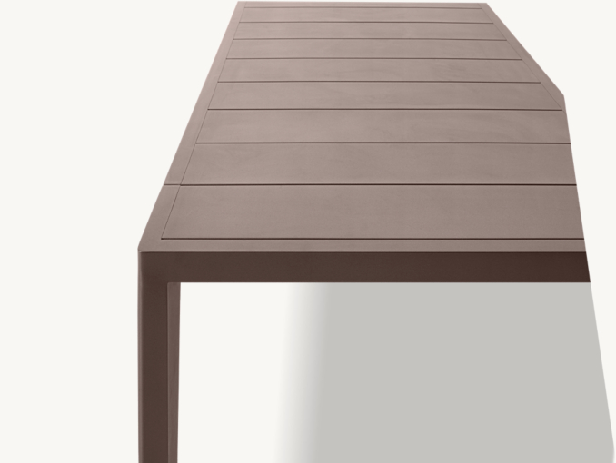 Maya Aluminum Rectangular Dining Table | RH