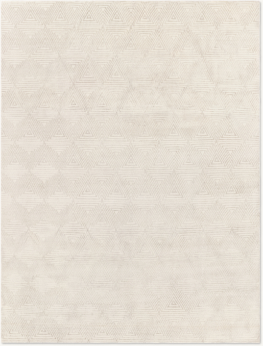 Overhead view of Kavni Wool & Silk Rug 