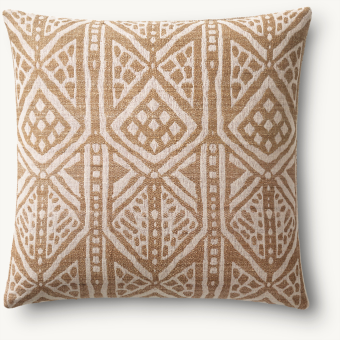 Naya Handwoven Bold Allover Diamond Pillow Cover - Square
