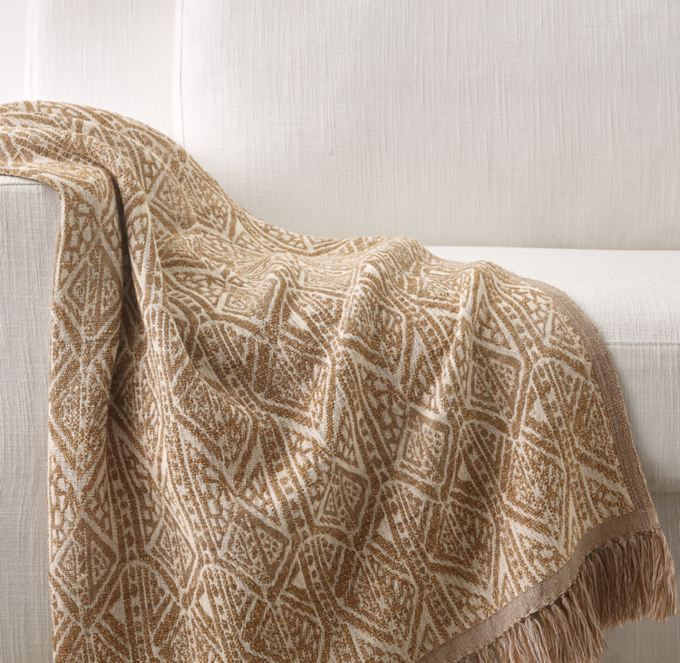 Naya Handwoven Allover Diamond Throw 