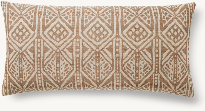 Naya Handwoven Bold Allover Diamond Pillow Cover - Lumbar