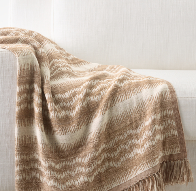 Naya Handwoven Sketched Wave Throw 