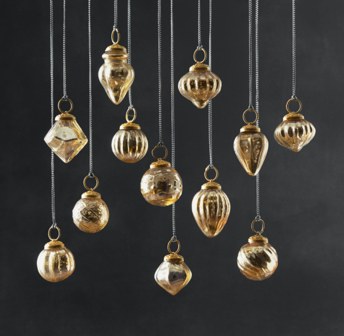 Restoration Hardware ornaments store