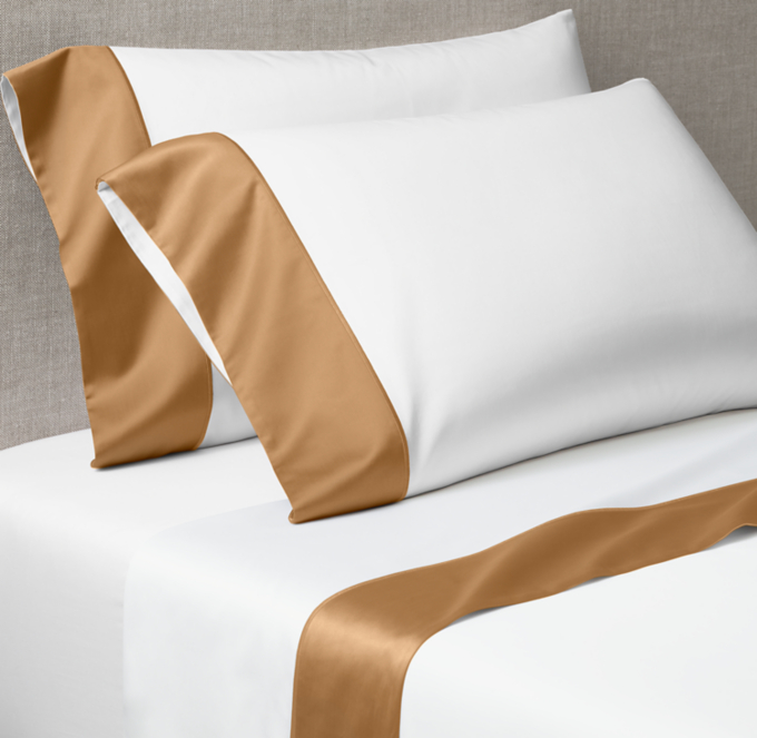 Italian 1000-Thread-Count Sateen Grand Border Sheet Set