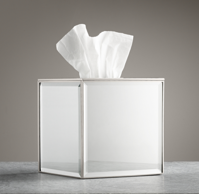 mirrored tissue holder