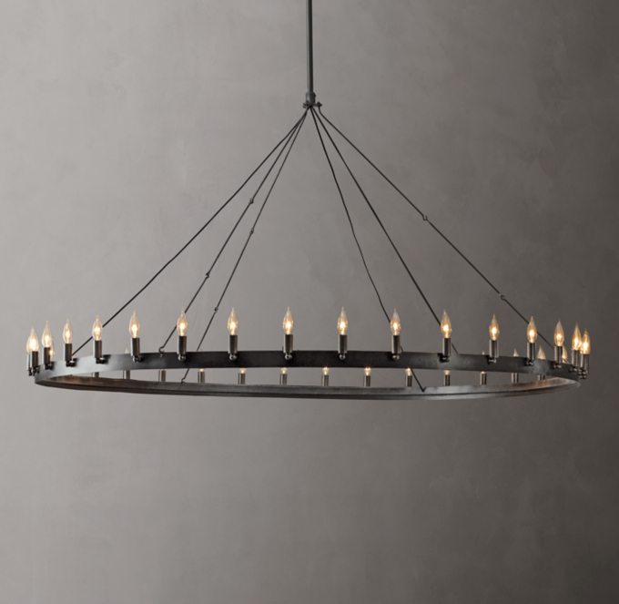 ヴィンテージ アイアントーチシャンデリア ヴィンテージ アイアントーチシャンデリア Camino Vintage