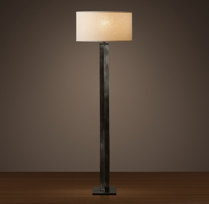 Hexagonal Column Floor Lamp