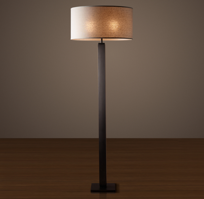 Square-Column Floor Lamp