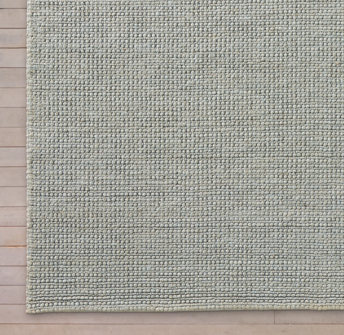 Knotted Jute Rug Swatch Light Grey
