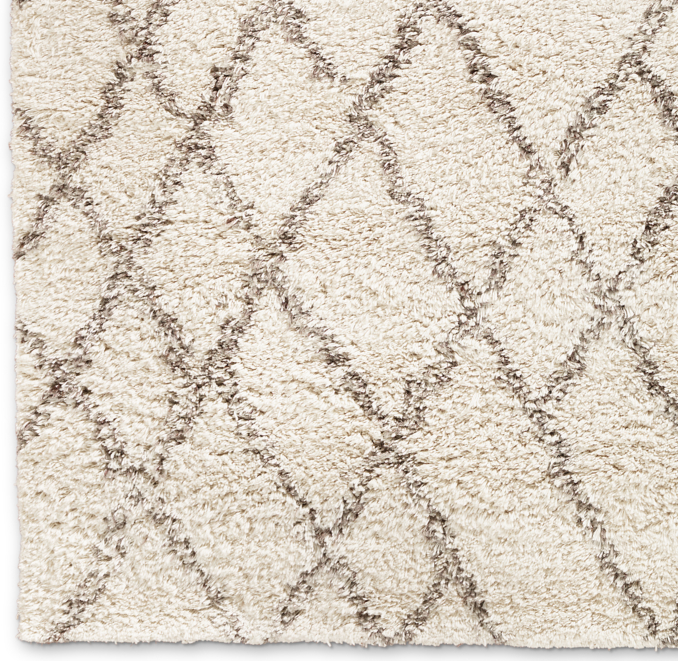 Noura High-Pile Wool Rug Swatch