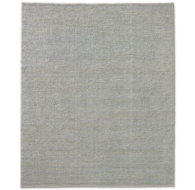 Knotted Jute Rug - Light Grey