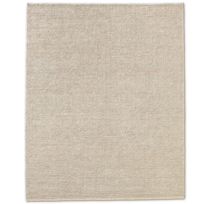 Knotted Jute Rug Cream