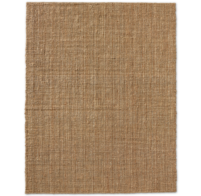 Bouclé Jute Rug - Caramel