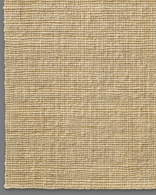 Detail view of Bouclé Jute Rug - Honey 