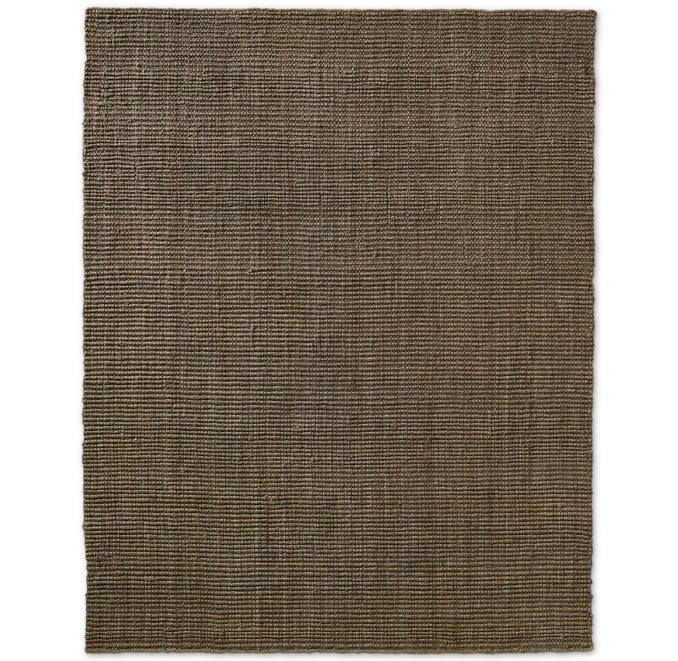 Bouclé Jute Rug - Mocha | RH