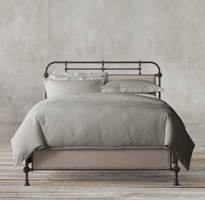 French Académie Upholstered Bed