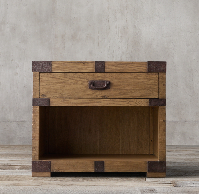 Heirloom SilverChest Open Nightstand