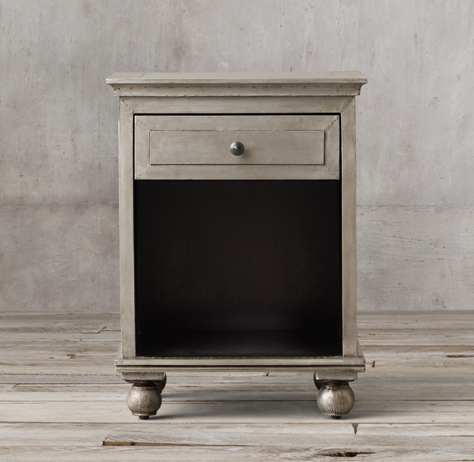 Annecy MetalWrapped 22" Open Nightstand