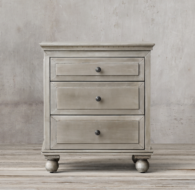 Annecy MetalWrapped 26" Closed Nightstand