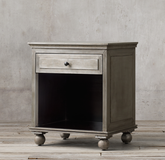 Annecy MetalWrapped 26" Open Nightstand