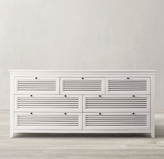 Shutter 7Drawer Dresser