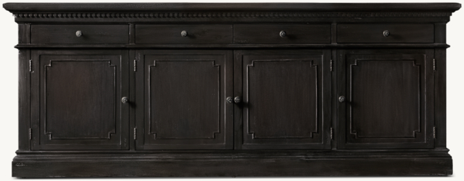 Front view of St. James 84" Sideboard  