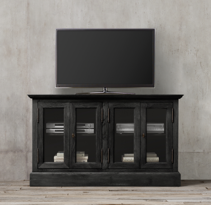 French Casement 54" Media Console