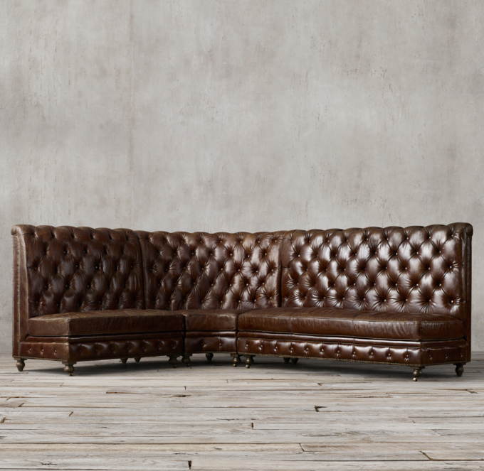 Kensington Leather L Banquette