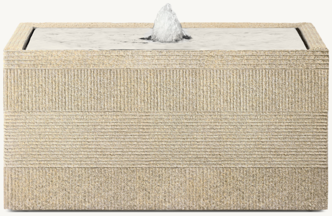 Vetro Plinth Fountain 32\"