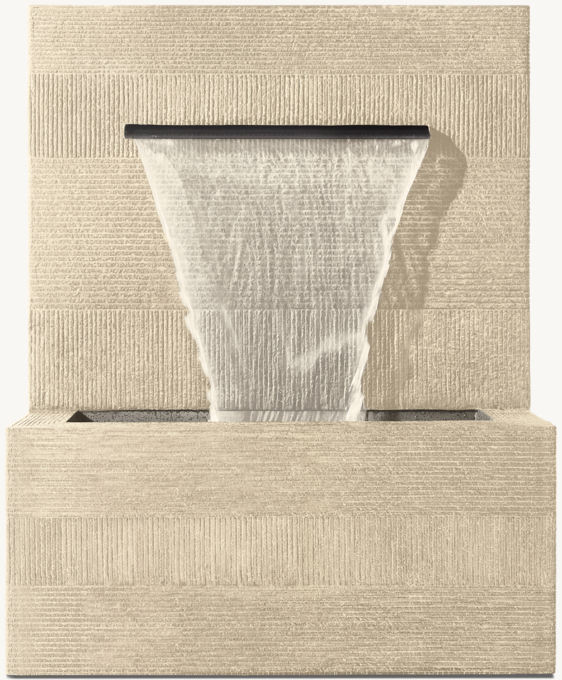 Vetro Wall Fountain 40\"