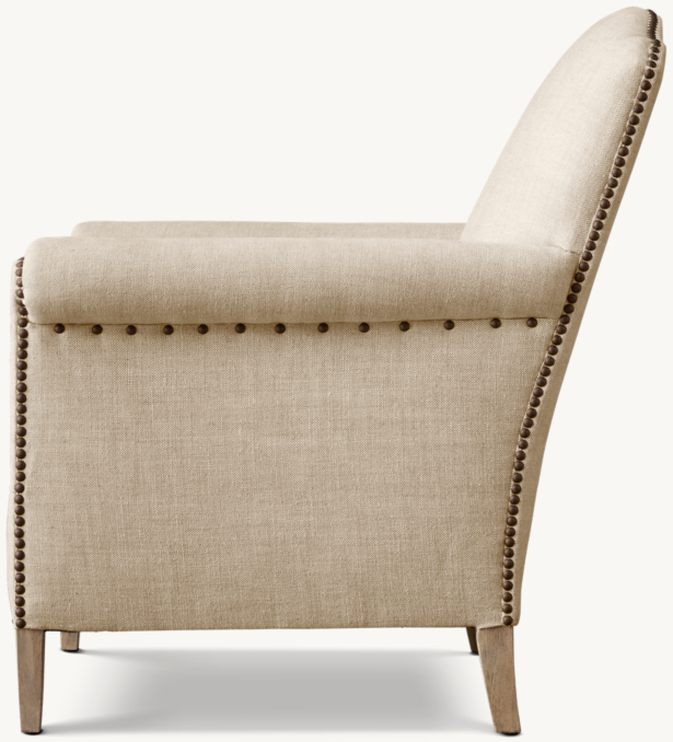 1920S French Camelback Club Chair 