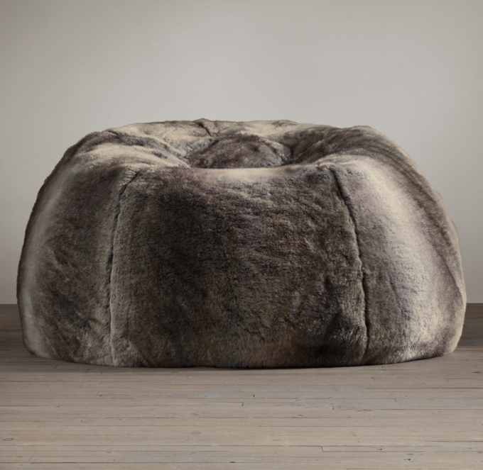 Luxe Faux Fur Bean Bag