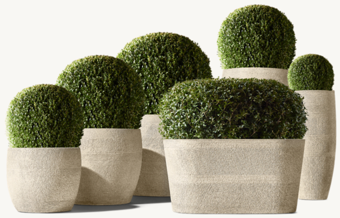 Vetro Round Planter