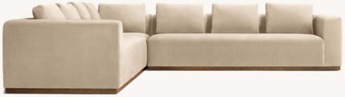 Vittorio Left-Arm L-Sectional with Modular Corner