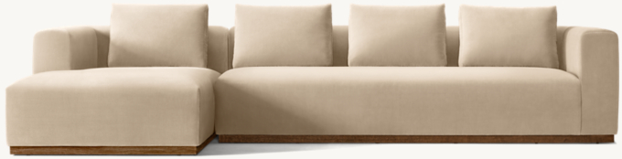 Vittorio Left-Arm Sofa-Chaise Sectional