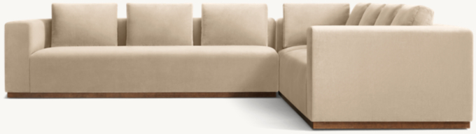 Vittorio Right-Arm L-Sectional with Modular Corner