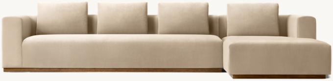 Vittorio Right-Arm Sofa-Chaise Sectional