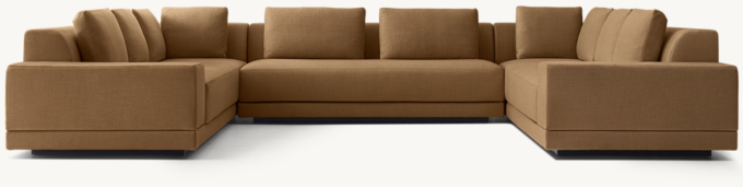 Cortona Wide-Arm U-Sofa Sectional