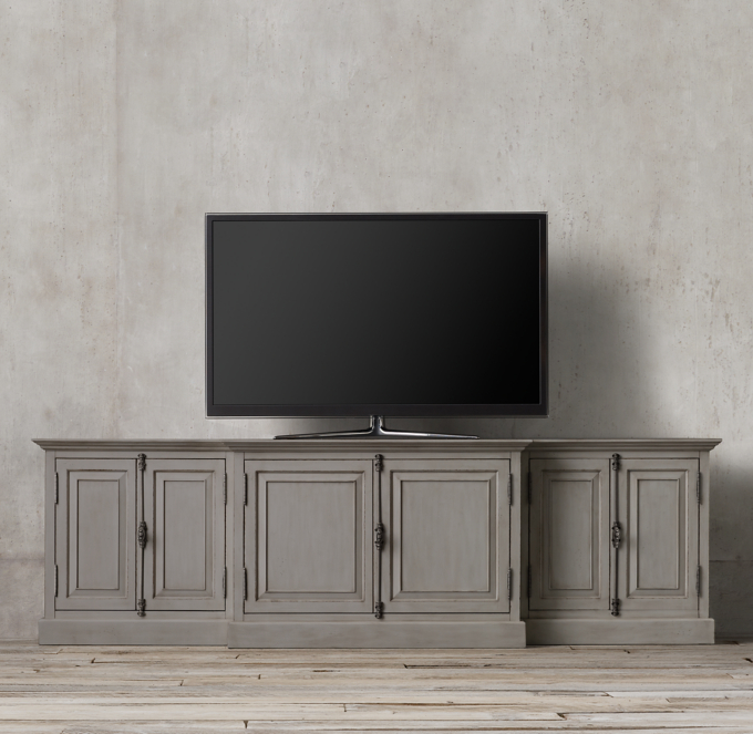 French Panel Media Console