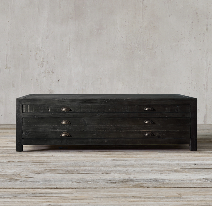 Printmaker's 55" Coffee Table
