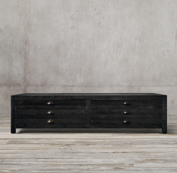 Printmaker's 67" Coffee Table