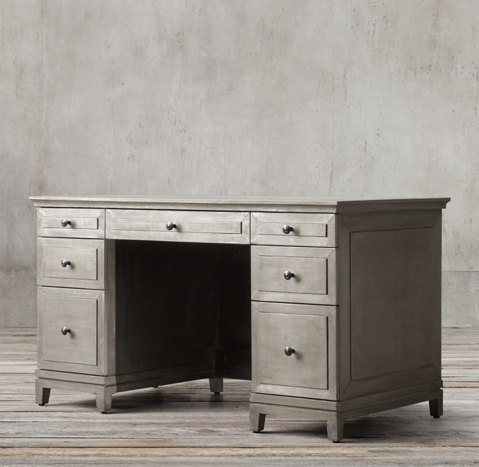 Annecy MetalWrapped 54" Desk