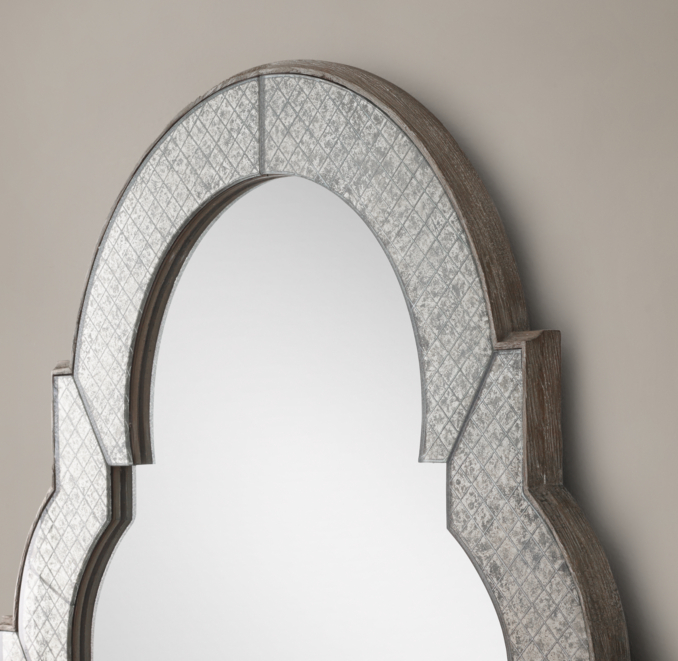 1710 English Baroque Leaner Mirror