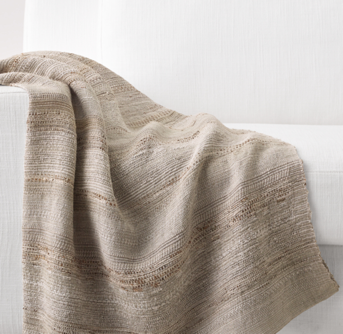 Alina Handwoven Space-Dyed Slub Throw