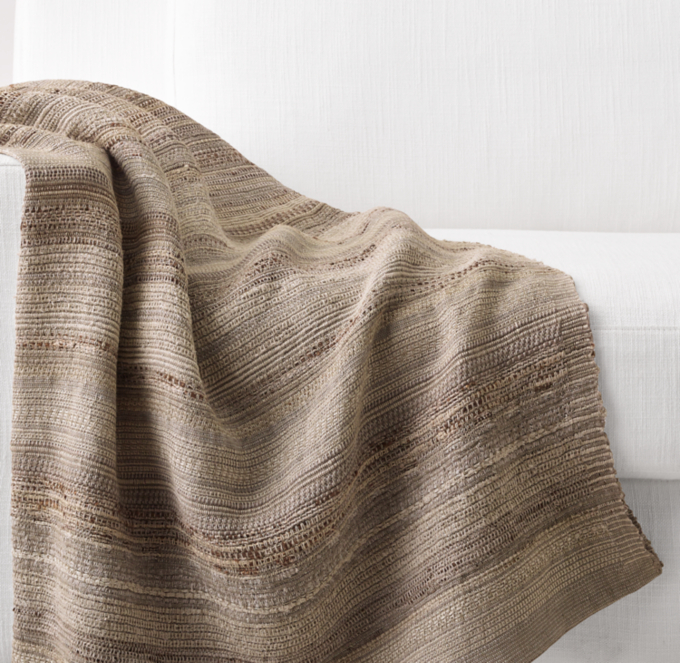Alina Handwoven Space-Dyed Slub Throw