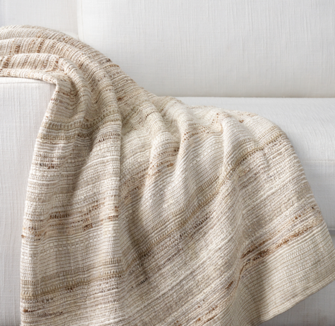 Alina Handwoven Space-Dyed Slub Throw