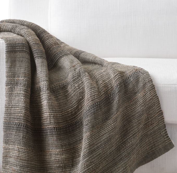 Alina Handwoven Space-Dyed Slub Throw