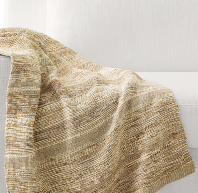 Alina Handwoven Space-Dyed Slub Throw