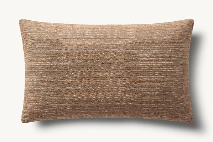 NAYA MARLED SOLID OUTDOOR PILLOW COVER - LUMBAR