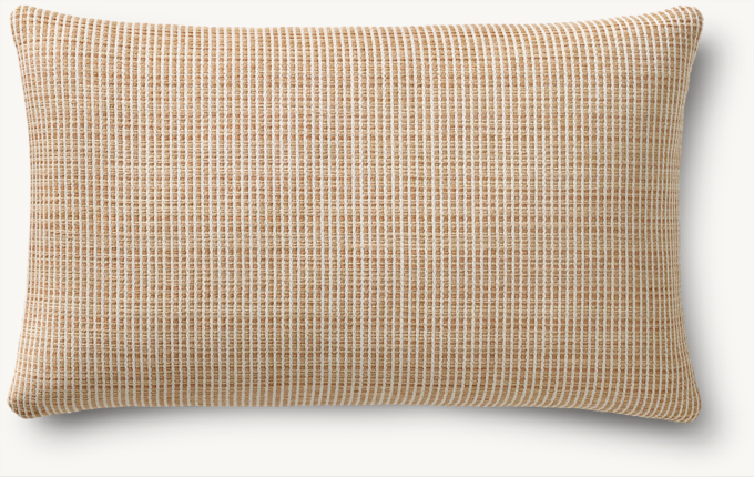 Naya Striated Outdoor Pillow Cover - Lumbar